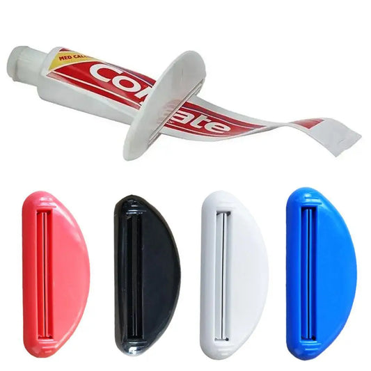 Multifunction Manual Toothpaste Dispenser - Cream Tube Squeezer & Extruding Clip for Bathroom