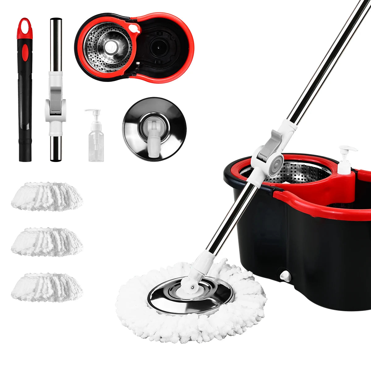 360° Self-Cleaning Spin Mop Bucket Set