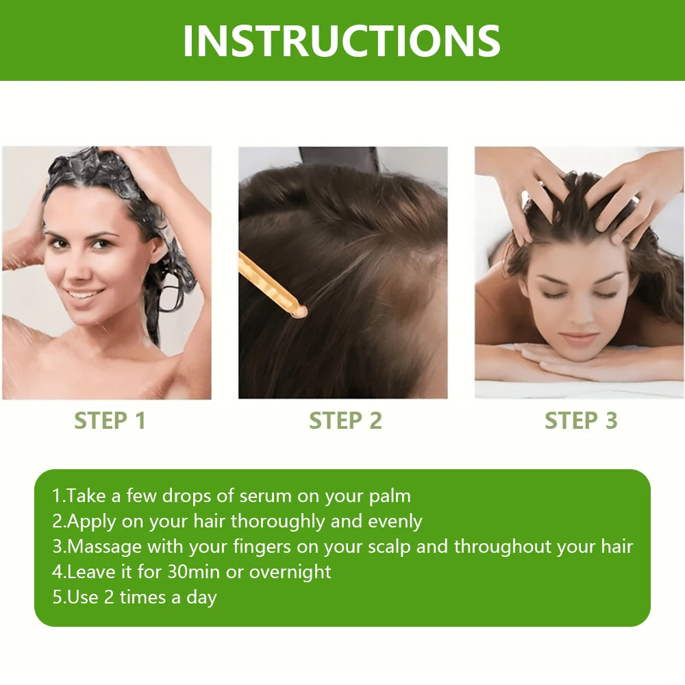 Rosemary Mint Hair Growth Oil - Organic Scalp Treatment for Stronger, Thicker Hair (30ml/60ml)