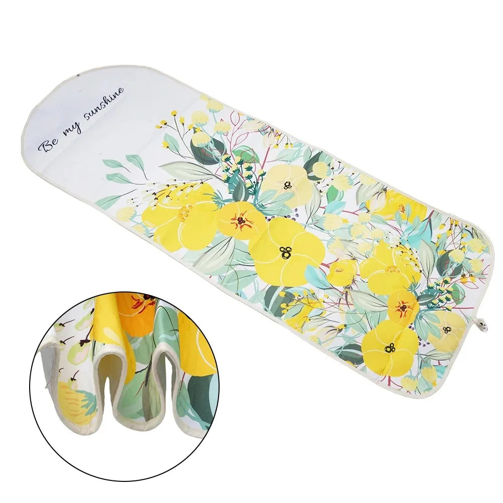 Extra Wide Ironing Board Cover - Heat Resistant Padded 140x50cm