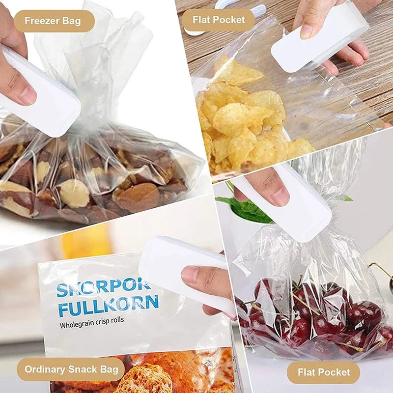 Mini Heat Bag Sealer - Portable Thermal Food Bag Sealing Machine for Kitchen Storage