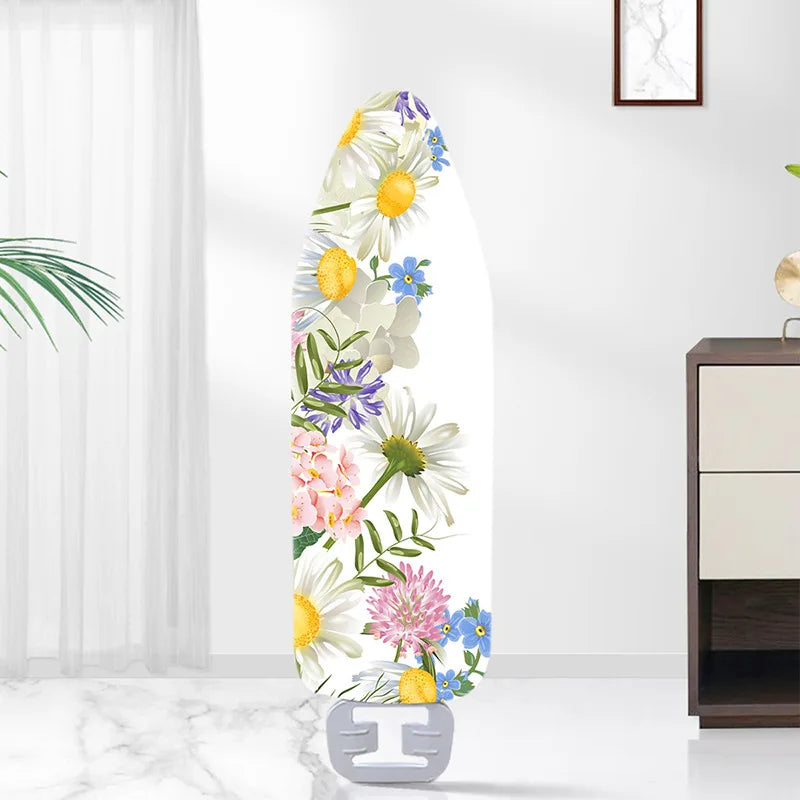 Extra Wide Ironing Board Cover - Heat Resistant Padded 140x50cm