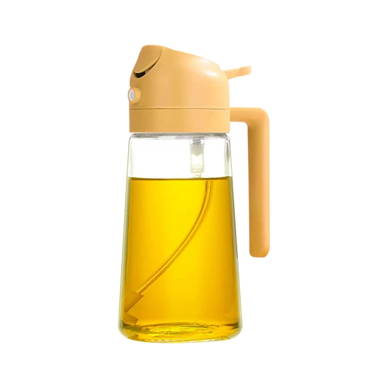 2-in-1 Oil Spray Bottle 500ml - Healthy Cooking Made Easy