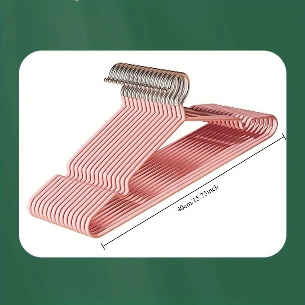 Heavy-Duty Metal Clothes Hangers Set