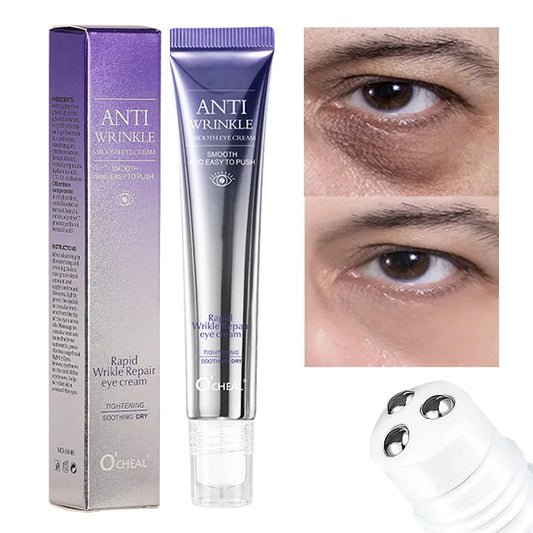 Anti-Aging Eye Cream Roller with Hyaluronic Acid - Dark Circle Treatment