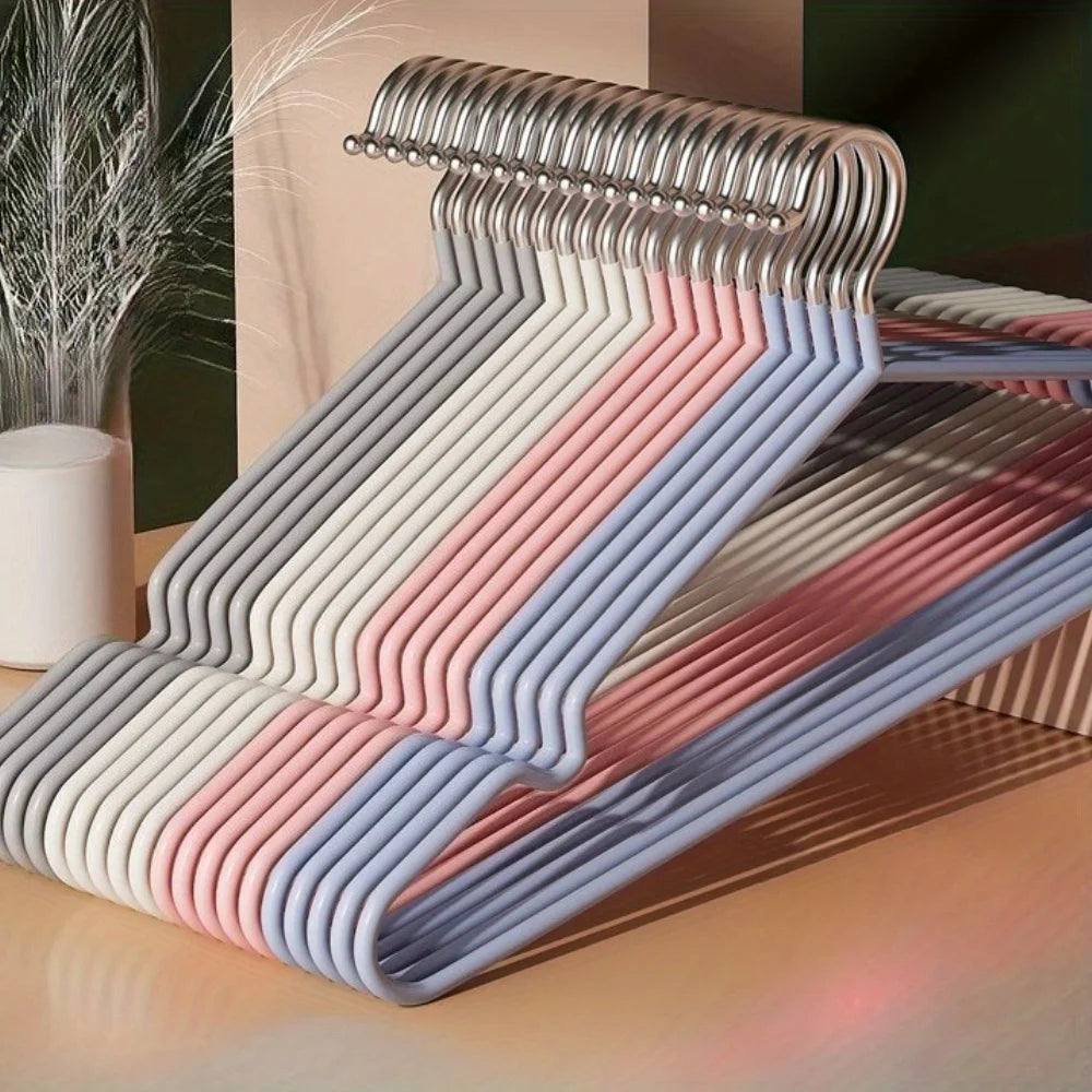Heavy-Duty Metal Clothes Hangers Set