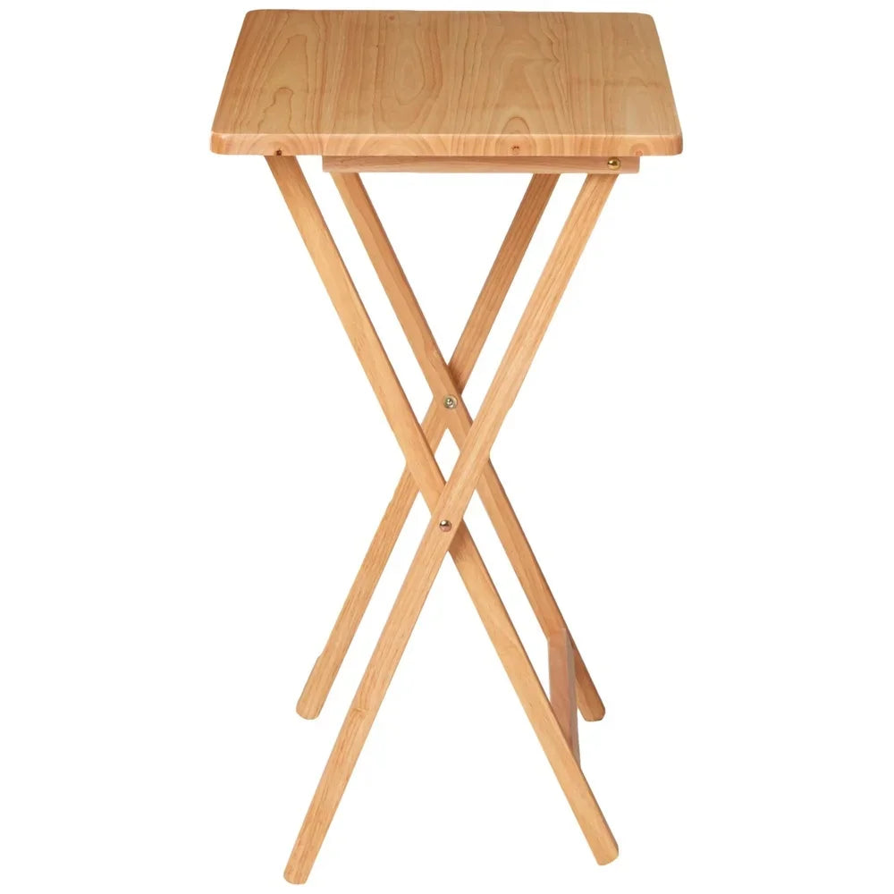 Foldable Bamboo TV Tray Table for Small Spaces