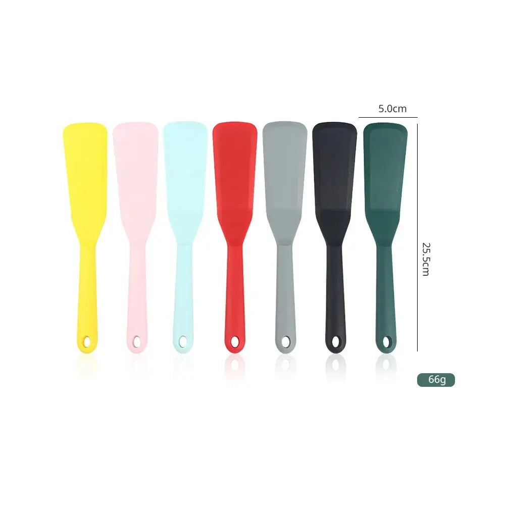 Silicone Frying Spatula - Non-Stick Kitchen Turner for Pancakes, Eggs & Steak (7 Colors)