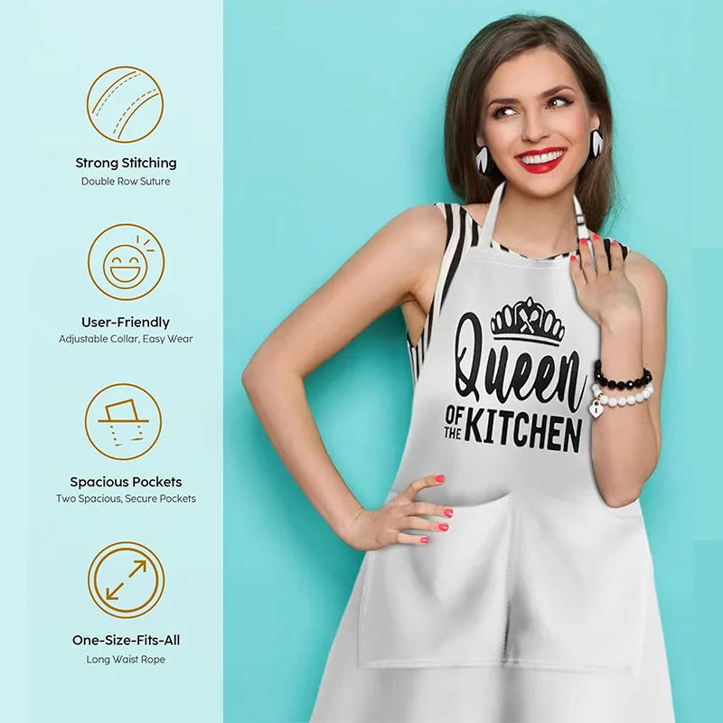 King of the Grill & Queen of the Kitchen Adjustable Cooking Apron