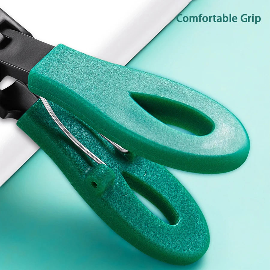Portable Ultra Sharp Nail Clippers - Stainless Steel Wide Jaw for Thick Toenails