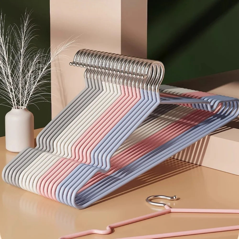 Heavy-Duty Metal Clothes Hangers Set