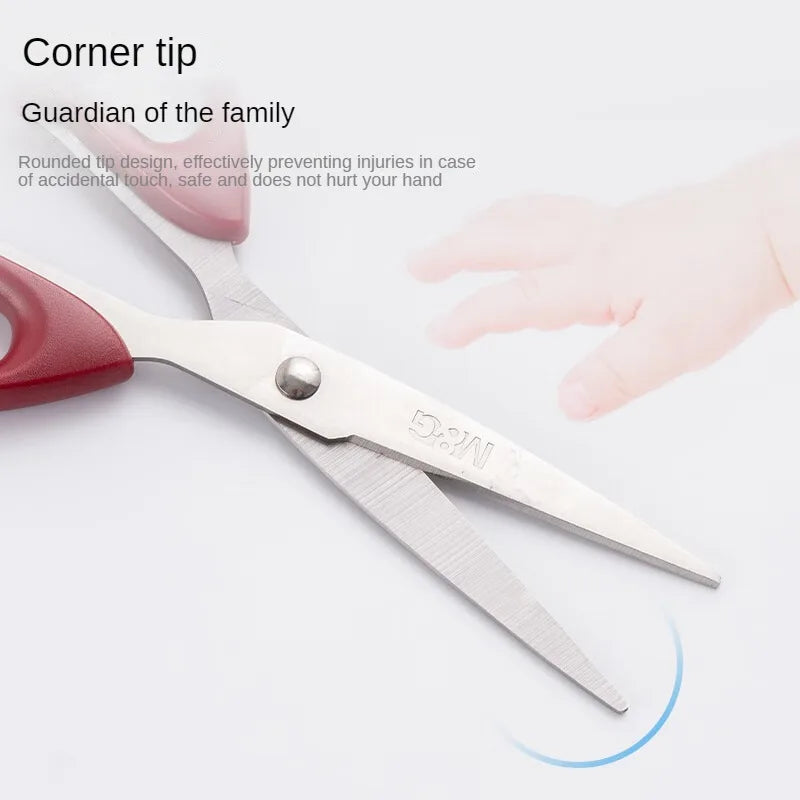 Professional Red Scissors 6.3" - Ultra Sharp M&G Office & Craft Tool