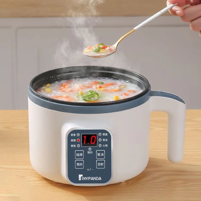 Compact 1.7L Electric Rice Cooker - Multi-Function Steamer for Perfect Rice Every Time