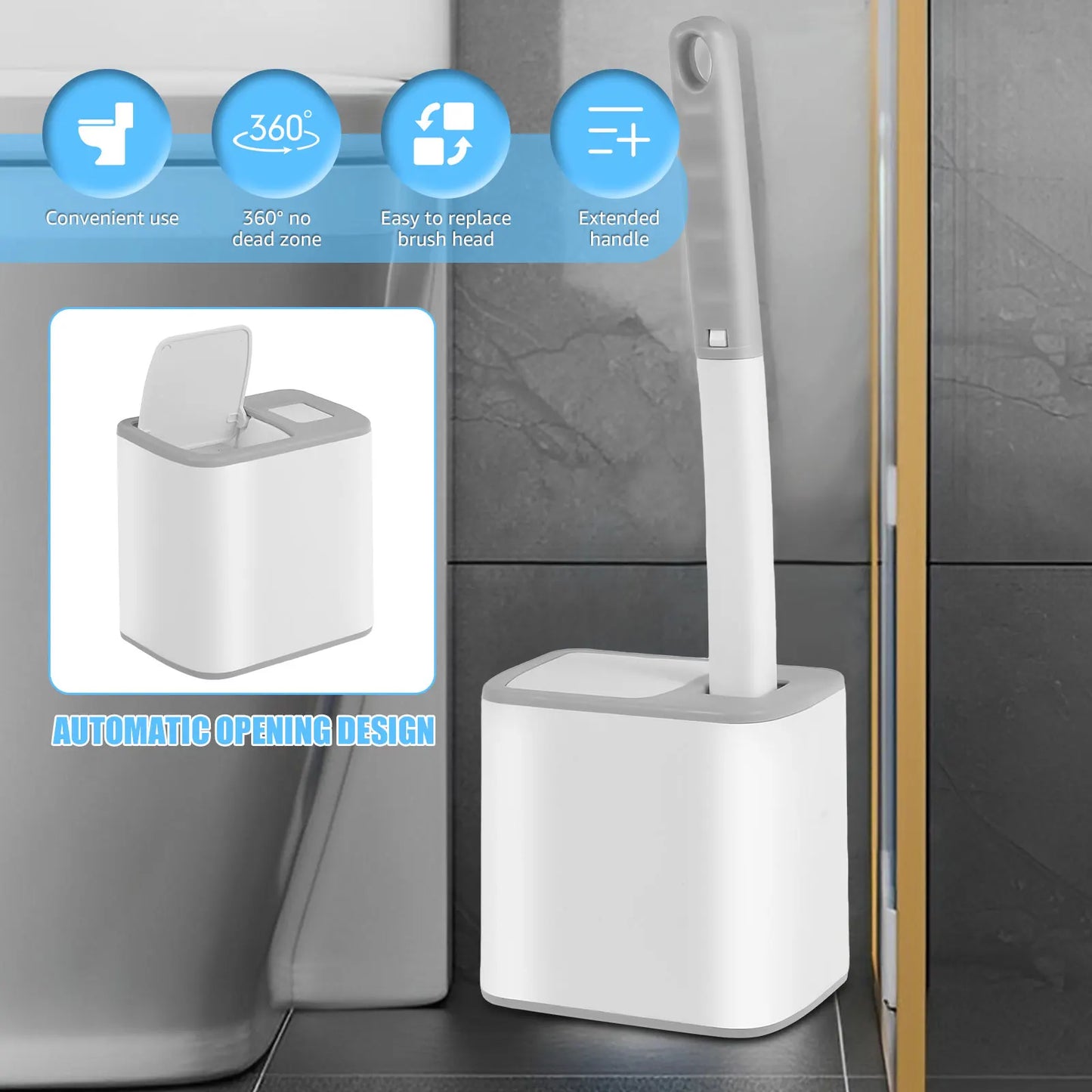 Disposable Toilet Brush & Refill Set