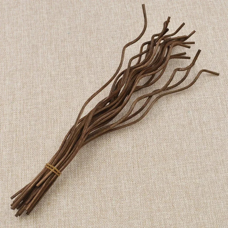 20-Piece Reed Diffuser Sticks - Long Wavy Rattan Replacement Refills for Home Fragrance