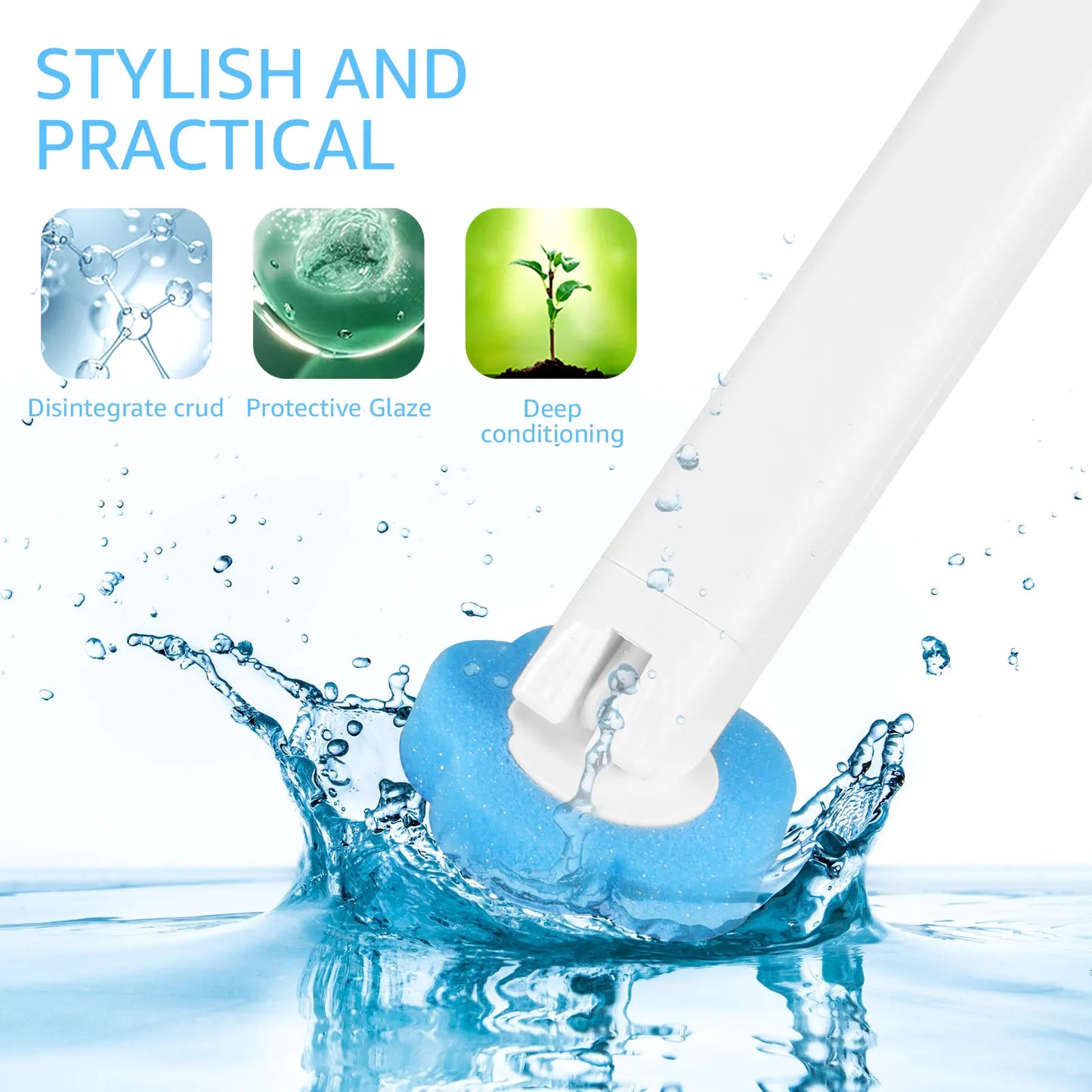 Disposable Toilet Brush & Refill Set