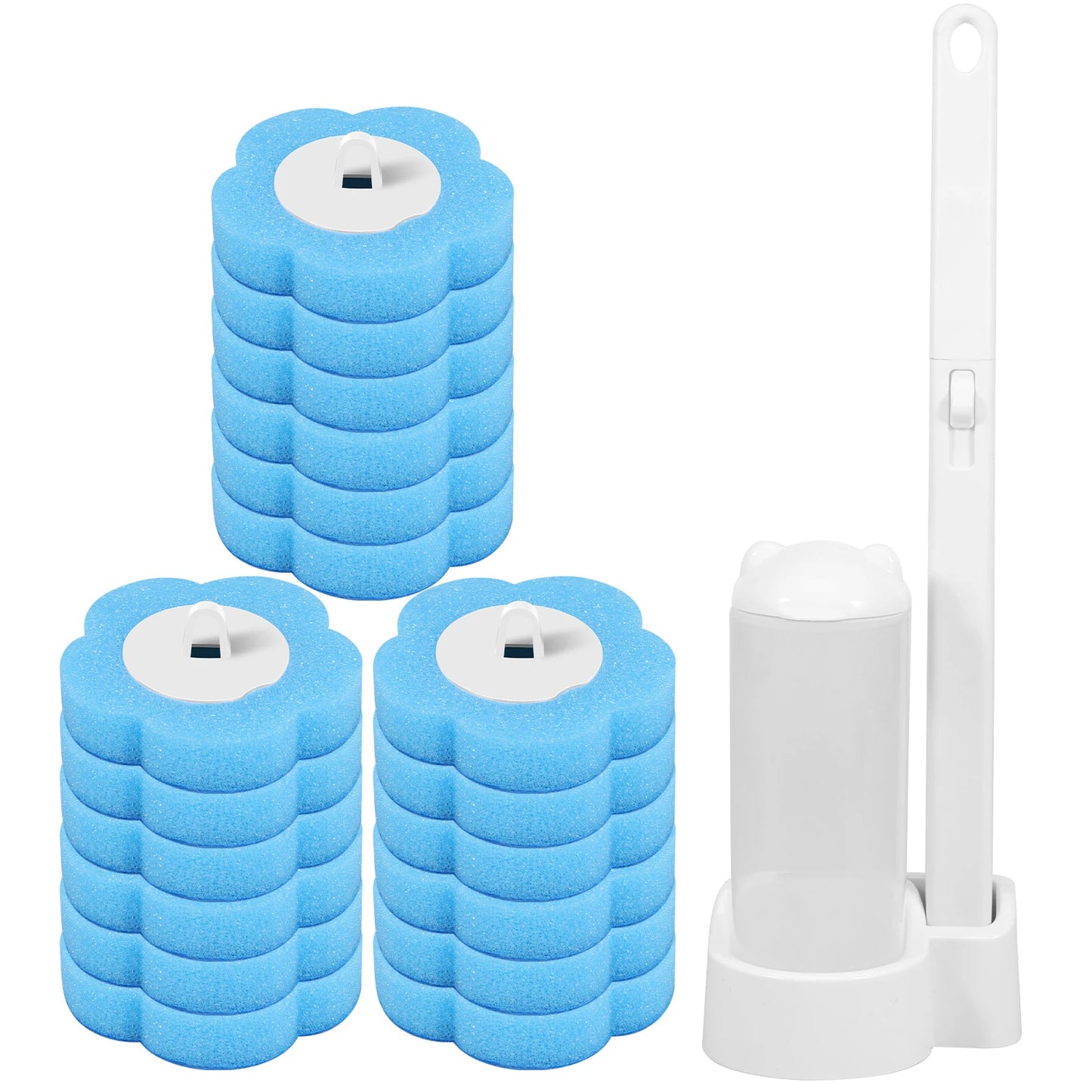 Disposable Toilet Brush & Refill Set