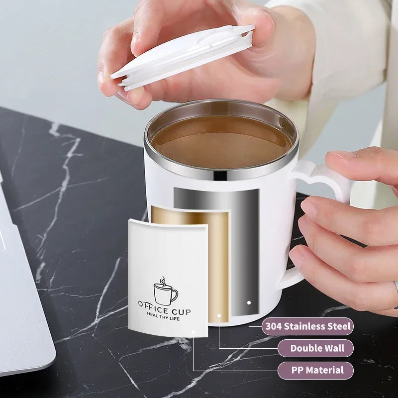 Premium Stainless Steel Travel Mug 350ml - Leak-Proof Vacuum Insulated