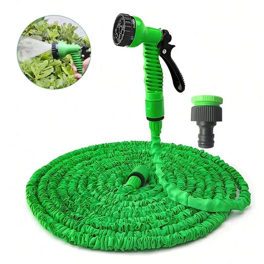 Expandable Garden Hose with Spray Nozzle