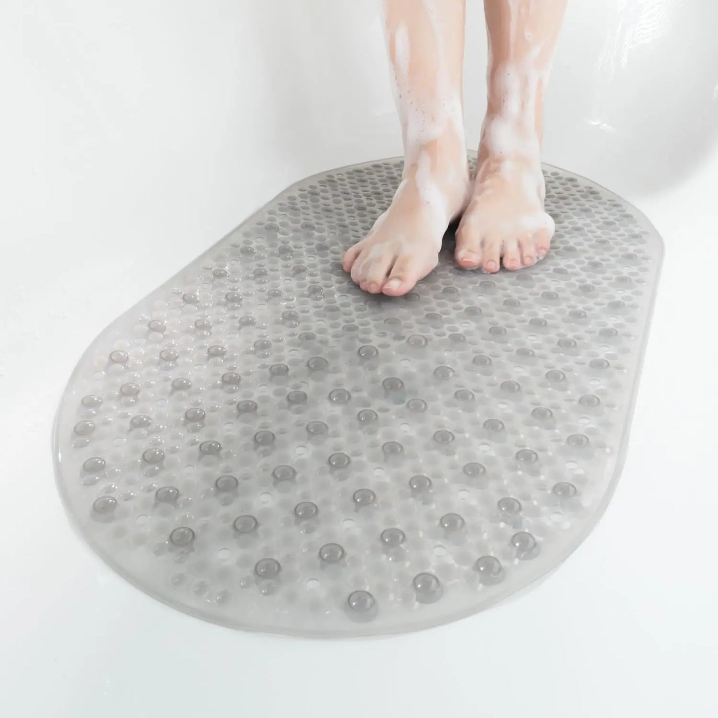Non-Slip Shower Mat with Suction Cups - Cute Cartoon Bath Mat