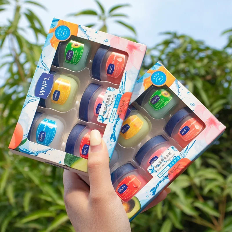 Moisturizing Lip Balm Set - Natural Plant-Based Lip Care (1/4/6/8 Pack Options)