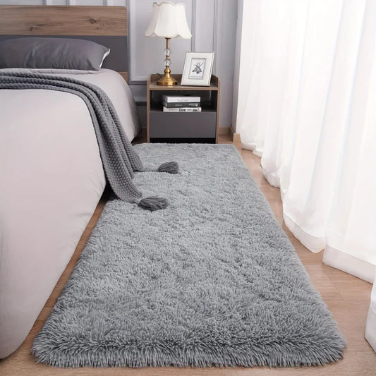 VIKAMA Living Room Rug - Ultra-Soft Plush Faux Fur Area Rug in Multiple Colors (Machine Washable)
