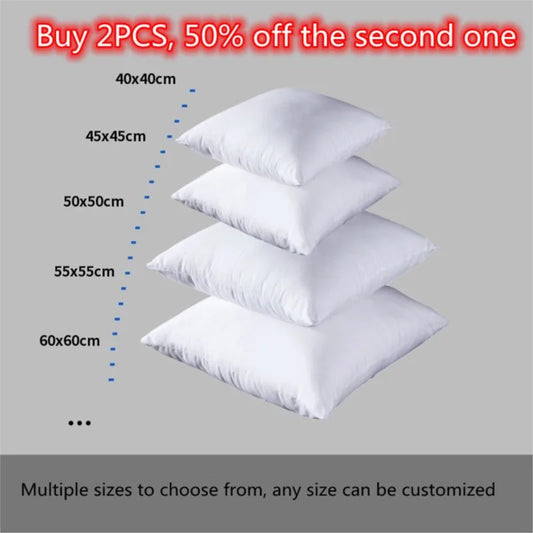 Premium Bounce Back Pillow Insert - Multiple Sizes Available