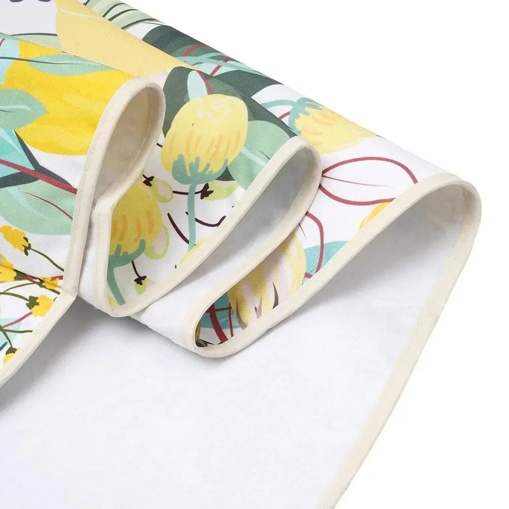 Extra Wide Ironing Board Cover - Heat Resistant Padded 140x50cm