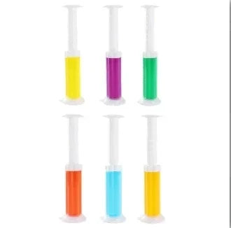 Rainbow Flower Toilet Bowl Cleaner Sticks Color Deodorizing Gel Dissolving Tablets