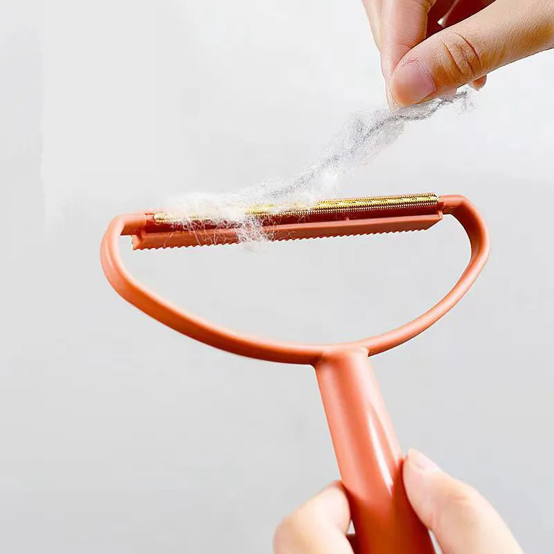 Portable Lint Remover Brush - Manual Fabric Shaver for Clothes, Furniture & Upholstery