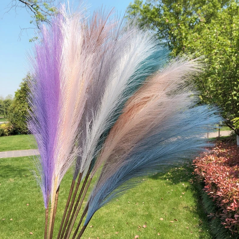 Faux Pampas Grass Bouquet - 47" Tall