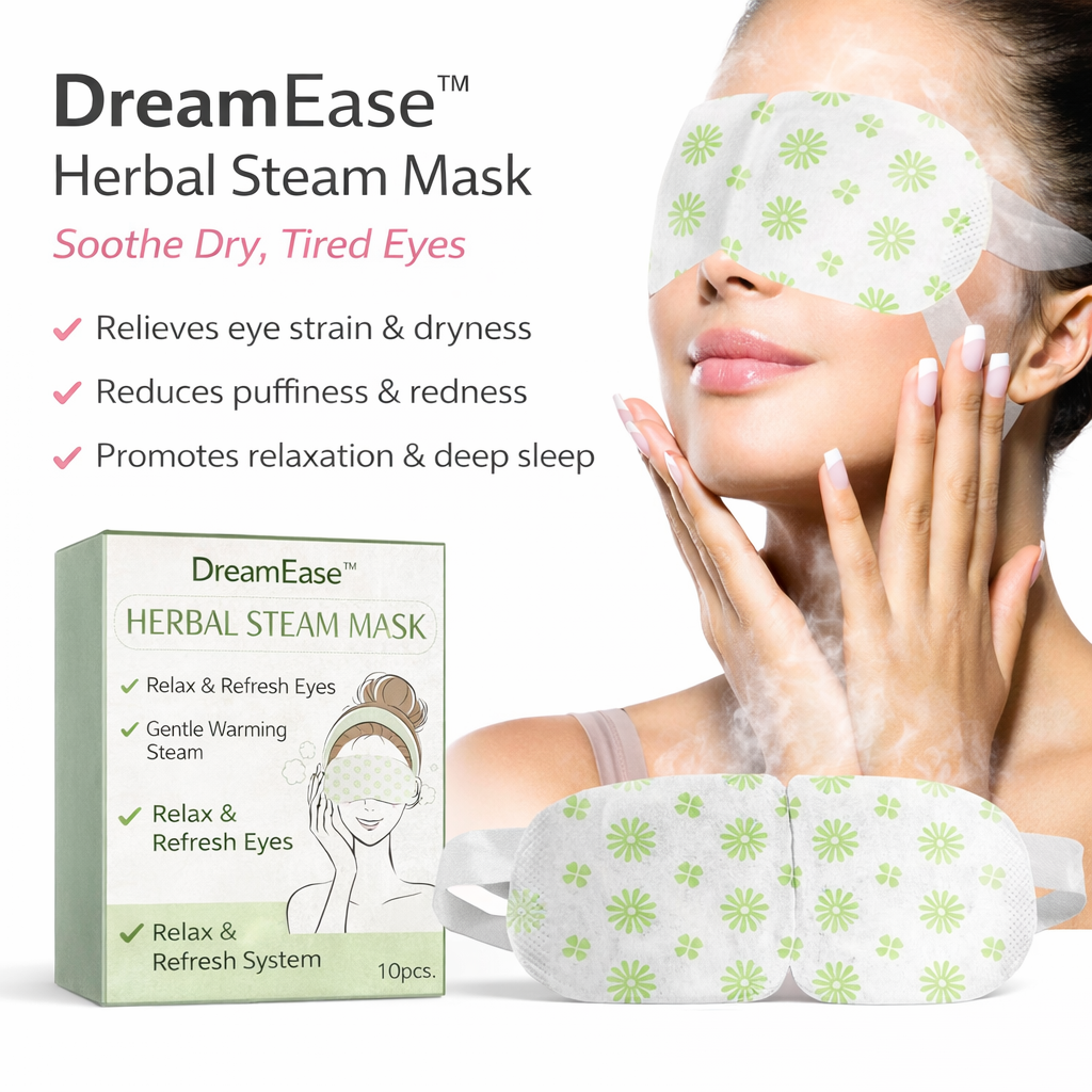 RelaxGlow™ Steam Eye Mask – Self-Care Eye Relief