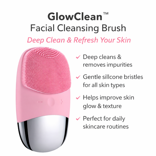 Glow Clean™ Facial Cleansing Brush – Deep Pore Cleanser